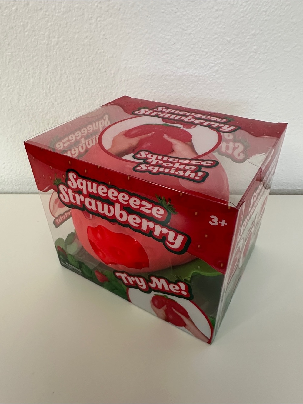 Sunny Days SQUEEEEZE STRAWBERRY Squishy Squish Squeeze Squeezy Sensory Fidget